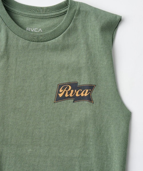 RVCA（ルーカ）の「RVCA キッズ ONSHORE TT タンクトップ 【2025年夏モデル】/ルーカキッズバックプリントマッスルタンクトップ（タンクトップ・キッズ・ブラック/オフホワイト/グリーン系その他/ピンク系その他・130/140/150/160）」の13枚目の写真