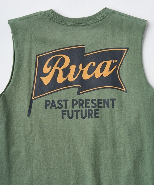 RVCA（ルーカ）の「RVCA キッズ ONSHORE TT タンクトップ 【2025年夏モデル】/ルーカキッズバックプリントマッスルタンクトップ（タンクトップ・キッズ・ブラック/オフホワイト/グリーン系その他/ピンク系その他・130/140/150/160）」の14枚目の写真