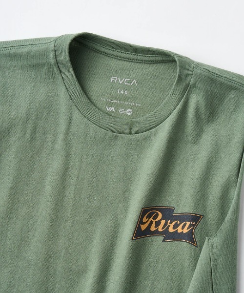 RVCA（ルーカ）の「RVCA キッズ ONSHORE TT タンクトップ 【2025年夏モデル】/ルーカキッズバックプリントマッスルタンクトップ（タンクトップ・キッズ・ブラック/オフホワイト/グリーン系その他/ピンク系その他・130/140/150/160）」の5枚目の写真