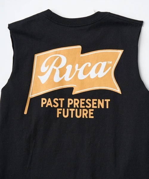 RVCA（ルーカ）の「RVCA キッズ ONSHORE TT タンクトップ 【2025年夏モデル】/ルーカキッズバックプリントマッスルタンクトップ（タンクトップ・キッズ・ブラック/オフホワイト/グリーン系その他/ピンク系その他・130/140/150/160）」の10枚目の写真
