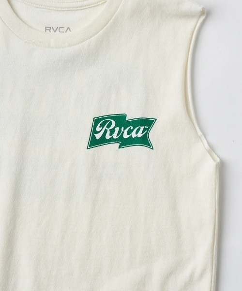 RVCA（ルーカ）の「RVCA キッズ ONSHORE TT タンクトップ 【2025年夏モデル】/ルーカキッズバックプリントマッスルタンクトップ（タンクトップ・キッズ・ブラック/オフホワイト/グリーン系その他/ピンク系その他・130/140/150/160）」の18枚目の写真