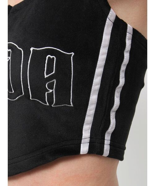 GYDA（ジェイダ）の「GYDAベロアラインビスチェ（キャミソール・レディース・オフホワイト/ブラック/ピンク・FREE）」の11枚目の写真