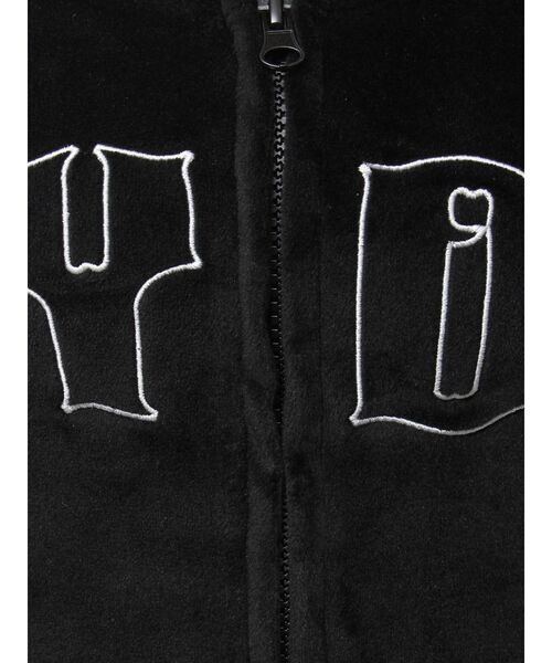 GYDA（ジェイダ）の「GYDAベロアラインビスチェ（キャミソール・レディース・オフホワイト/ブラック/ピンク・FREE）」の4枚目の写真