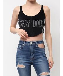 GYDA | GYDAベロアラインビスチェ(キャミソール)