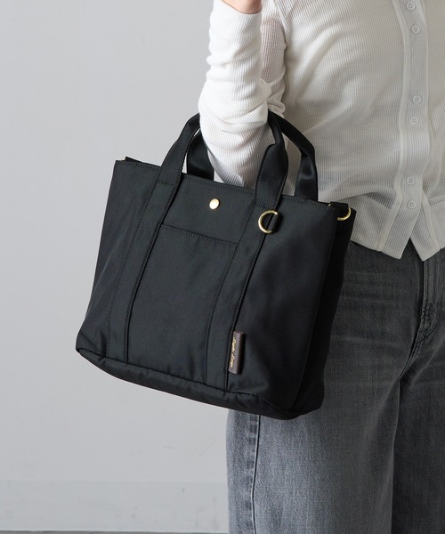 Legato Largo(レガートラルゴ)の「【Legato Largo】LT-F3411 簡探バッグ 2WAYショルダー(ショルダーバッグ・レディース・ブラック/グレイッシュベージュ・FREE)」の7枚目の写真