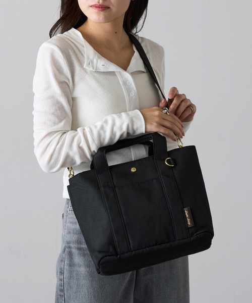 Legato Largo(レガートラルゴ)の「【Legato Largo】LT-F3411 簡探バッグ 2WAYショルダー(ショルダーバッグ・レディース・ブラック/グレイッシュベージュ・FREE)」の9枚目の写真
