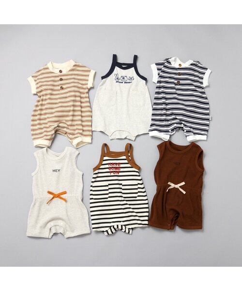 BREEZE（ブリーズ）の「【Bpop】ユニキャミロンパス（ロンパース・キッズ・その他2/グレー・70/80）」の6枚目の写真
