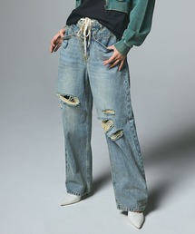 X-girl | DRAWSTRING DENIM PANTS(デニムパンツ)