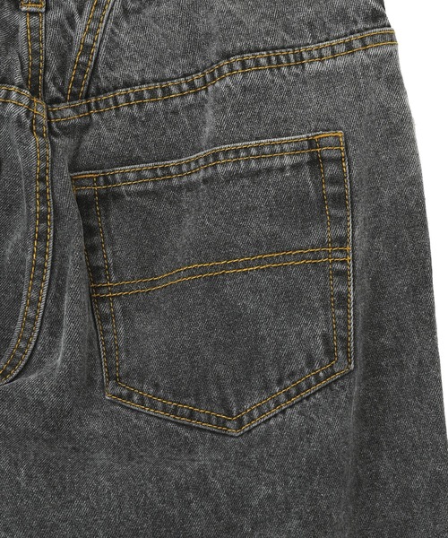 X-girl（エックスガール）の「DRAWSTRING DENIM PANTS（デニムパンツ・レディース・ブラック/ピンク/ライトインディゴブルー・S/M）」の13枚目の写真