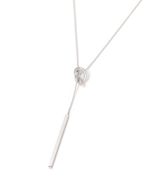 BAYFLOW | ステンレスY字ノットロングネックレス(ネックレス)