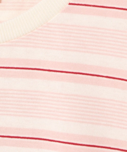 LEPSIM（レプシィム）の「クレイジーマルチボーダーT　418501（Tシャツ/カットソー・レディース・ブルー/イエロー/ピンク・FREE）」の9枚目の写真