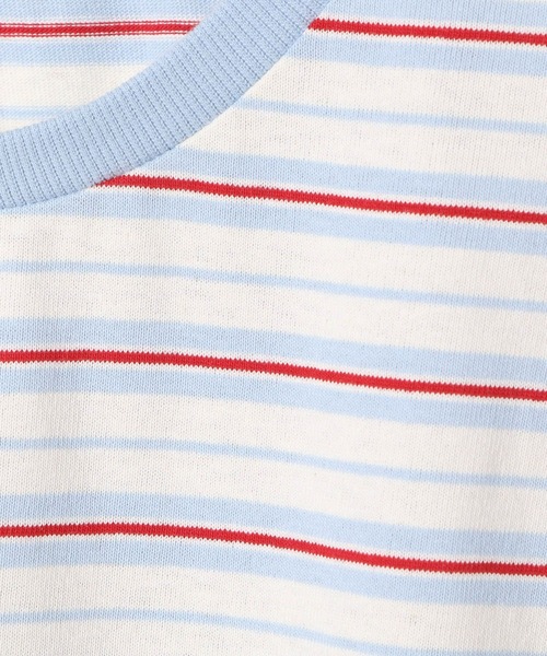 LEPSIM（レプシィム）の「クレイジーマルチボーダーT　418501（Tシャツ/カットソー・レディース・ブルー/イエロー/ピンク・FREE）」の11枚目の写真