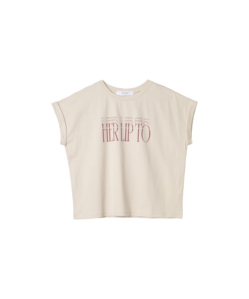 売れ筋新商品 Essential French lip Tee（Tシャツ/カットソー）｜Her Sleeve トップス