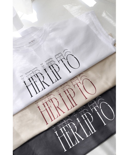 Essential French Sleeve Tee（Tシャツ/カットソー）｜Her lip