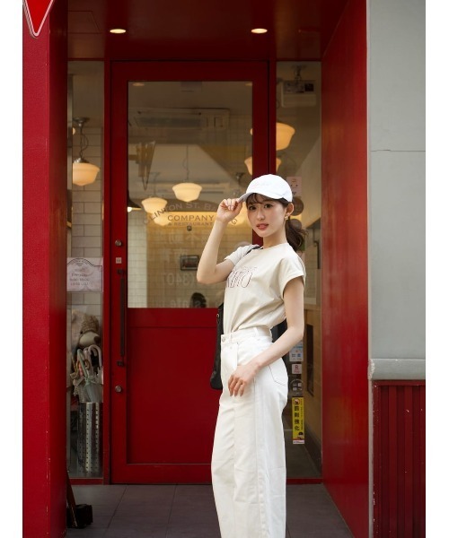 Essential French Sleeve Tee（Tシャツ/カットソー）｜Her lip