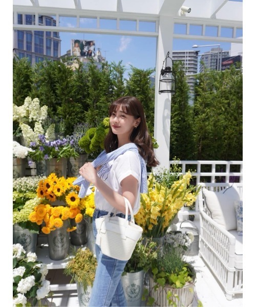 Essential French Sleeve Tee（Tシャツ/カットソー）｜Her lip