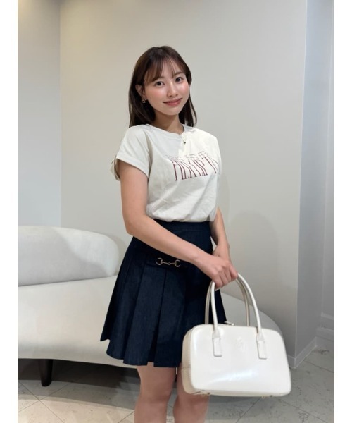 Essential French Sleeve Tee（Tシャツ/カットソー）｜Her lip