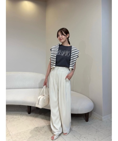 Essential French Sleeve Tee（Tシャツ/カットソー）｜Her lip