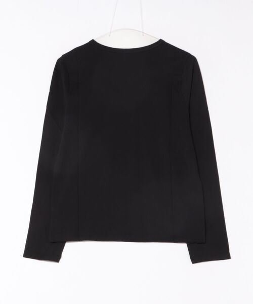 bulle de savon(ビュルデサボン)の「△コットン/ウール basic Tシャツ(Tシャツ/カットソー・レディース・キナリ/ブルーグレー/ブラック・FREE)」の13枚目の写真