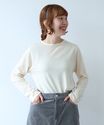 △コットン/ウール basic Tシャツ