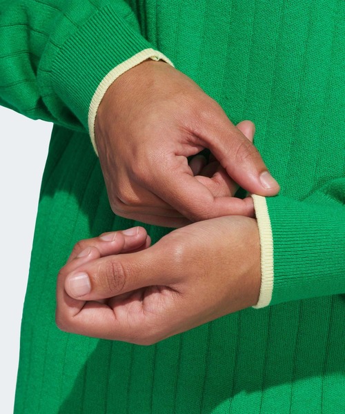 adidas（アディダス）の「オリジナルスゴルフ Vネック セーター【adidas Golf/アディダスゴルフ】（ニット/セーター・メンズ・グリーン/ブラウン/コバルトブルー・LARGE/MEDIUM/X-LARGE/SMALL/XX-LARGE）」の9枚目の写真