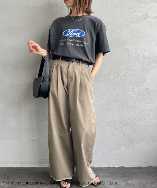GOOD ROCK SPEED（グッドロックスピード）の「[GOOD ROCK SPEED/グッドロックスピード] FORD ロゴプリントTシャツ (Thunderbird)（Tシャツ/カットソー・レディース・チャコールグレー・F）」の18枚目の写真