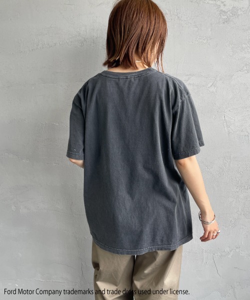 GOOD ROCK SPEED（グッドロックスピード）の「[GOOD ROCK SPEED/グッドロックスピード] FORD ロゴプリントTシャツ (Thunderbird)（Tシャツ/カットソー・レディース・チャコールグレー・F）」の22枚目の写真
