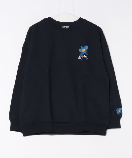 DAYDAY(デイデイ)の「ボタンロゴクルーネックスウェット(スウェット・レディース・ネイビー/グレー・L/XL/M)」の10枚目の写真