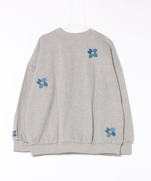 DAYDAY(デイデイ)の「ボタンロゴクルーネックスウェット(スウェット・レディース・ネイビー/グレー・L/XL/M)」の12枚目の写真