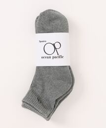Ocean Pacific（オーシャンパシフィック）の「【OP/オーピー】ロゴソックス3Pセット　ショート丈（ソックス/靴下）」