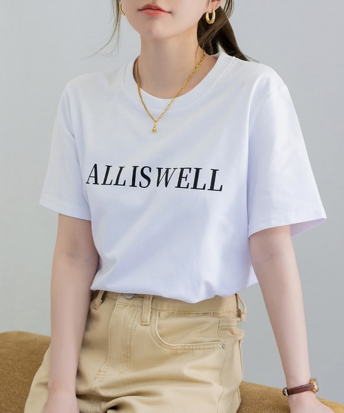 DAY CLOSET（デイ クローゼット）の「レディース ワンマイルウェアや部屋着にも。半袖英字ロゴプリントTシャツ（Tシャツ/カットソー・レディース・ホワイト/ピンク/ホワイト×シルバー/ブラック/アイボリー/チャコールグレー・M/L）」の22枚目の写真