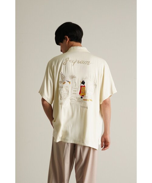 TAION（タイオン）の「【TAION】 REVERSIBLE SKA ALOHA SHIRT ノンダウン ジャパンスペシャル リバーシブル スカシャツ-ハーフスリーブ（シャツ/ブラウス・メンズ・ホワイト系1/ネイビー系/ピンク系・2/3/4）」の13枚目の写真