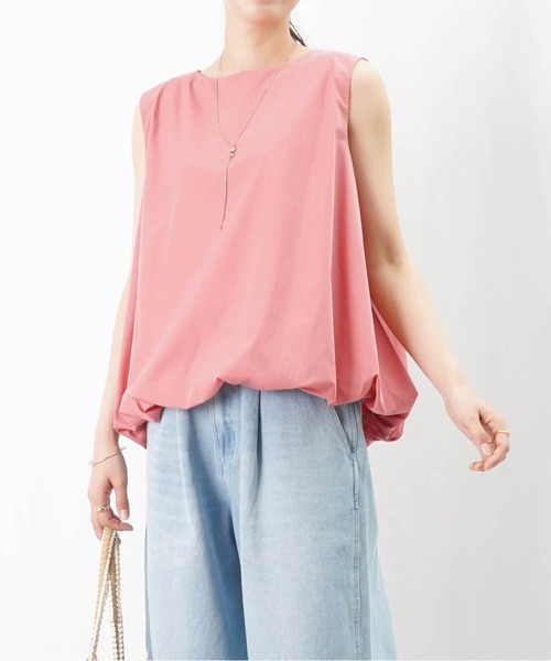 セール】LC/LLL バルーンノースリーブブラウス（シャツ/ブラウス