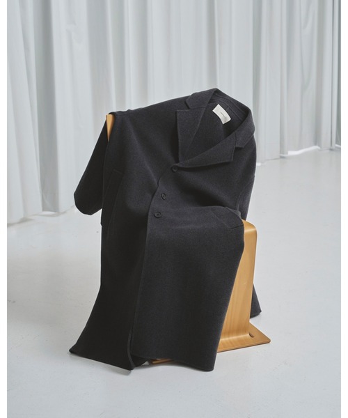 TODAYFUL（トゥデイフル）の「Wool Over Coat（ステンカラーコート・レディース・グレイッシュベージュ/チャコールグレー/ダークブラウン・36inch/38inch）」の14枚目の写真