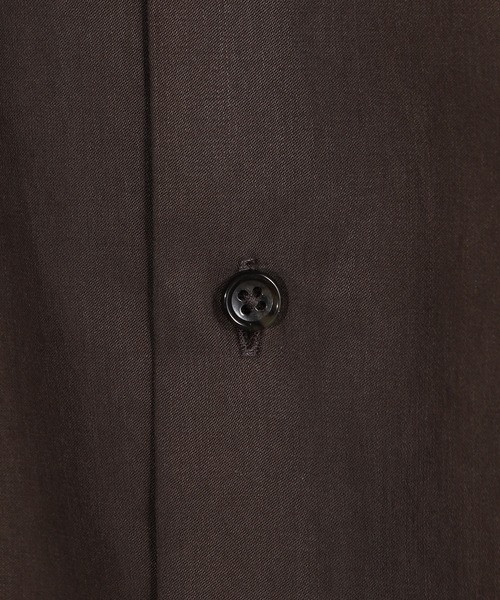 MEN'S BIGI(メンズビギ)の「リヨセルコットンサテンシャツ(シャツ/ブラウス・メンズ・ブラウン/ベージュ/ブラック・04/03/02/01)」の5枚目の写真