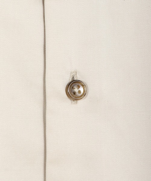 MEN'S BIGI(メンズビギ)の「リヨセルコットンサテンシャツ(シャツ/ブラウス・メンズ・ブラウン/ベージュ/ブラック・04/03/02/01)」の6枚目の写真