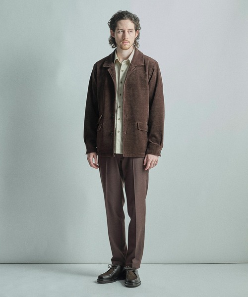 MEN'S BIGI(メンズビギ)の「リヨセルコットンサテンシャツ(シャツ/ブラウス・メンズ・ブラウン/ベージュ/ブラック・04/03/02/01)」の15枚目の写真