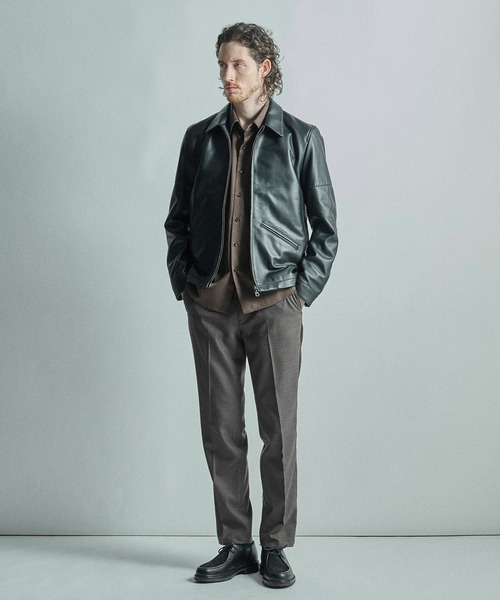 MEN'S BIGI(メンズビギ)の「リヨセルコットンサテンシャツ(シャツ/ブラウス・メンズ・ブラウン/ベージュ/ブラック・04/03/02/01)」の16枚目の写真