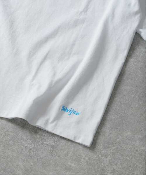 Savignac（サヴィニャック）の「《追加》SAVIGNAC (サヴィニャック) 別注 French Company プリント Tシャツ（Tシャツ/カットソー・メンズ・ブラック/ホワイト×ホワイト/アイボリー/ブラック系その他/ブルー系その他/ホワイト/ホワイト系その他/グリーン・MEDIUM/LARGE/X-LARGE）」の17枚目の写真