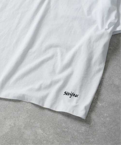 Savignac（サヴィニャック）の「《追加》SAVIGNAC (サヴィニャック) 別注 French Company プリント Tシャツ（Tシャツ/カットソー・メンズ・ブラック/ホワイト×ホワイト/アイボリー/ブラック系その他/ブルー系その他/ホワイト/ホワイト系その他/グリーン・MEDIUM/LARGE/X-LARGE）」の20枚目の写真