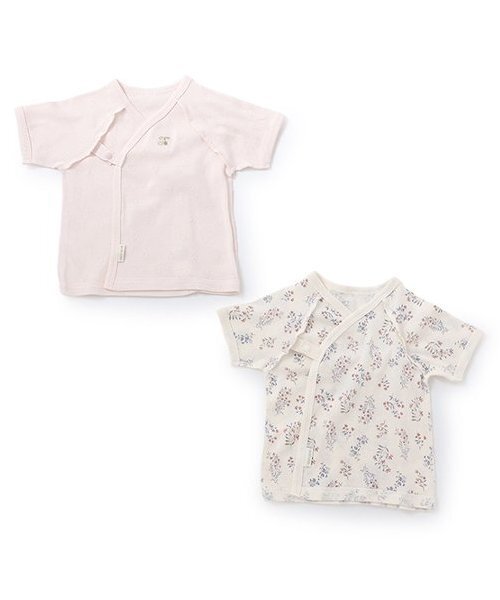 petit main（プティマイン）の「【弱酸性】短肌着（肌着・キッズ・ライトグリーン/ライトブルー/ライトピンク/オフホワイト・60cm/50cm）」の4枚目の写真