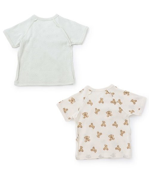 petit main（プティマイン）の「【弱酸性】短肌着（肌着・キッズ・ライトグリーン/ライトブルー/ライトピンク/オフホワイト・60cm/50cm）」の5枚目の写真