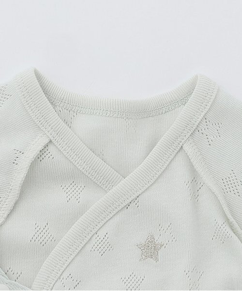 petit main（プティマイン）の「【弱酸性】短肌着（肌着・キッズ・ライトグリーン/ライトブルー/ライトピンク/オフホワイト・60cm/50cm）」の6枚目の写真