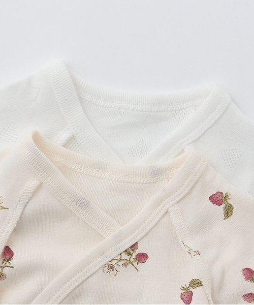 petit main（プティマイン）の「【弱酸性】短肌着（肌着・キッズ・ライトグリーン/ライトブルー/ライトピンク/オフホワイト・60cm/50cm）」の7枚目の写真