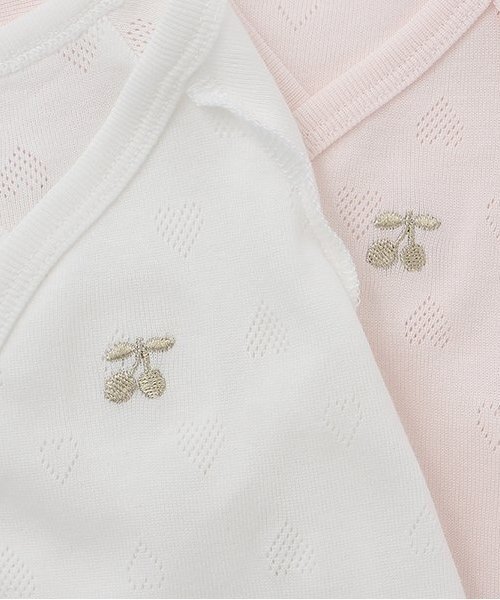 petit main（プティマイン）の「【弱酸性】短肌着（肌着・キッズ・ライトグリーン/ライトブルー/ライトピンク/オフホワイト・60cm/50cm）」の11枚目の写真