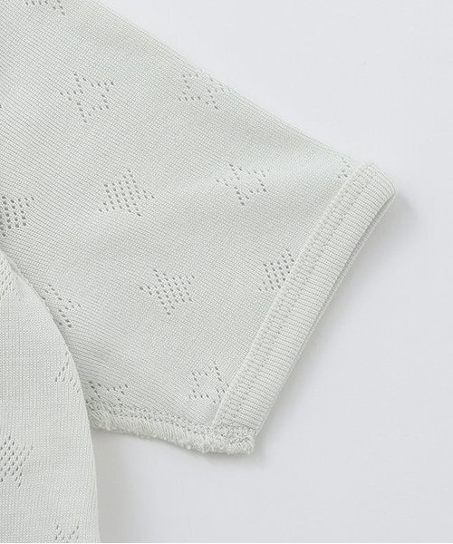 petit main（プティマイン）の「【弱酸性】短肌着（肌着・キッズ・ライトグリーン/ライトブルー/ライトピンク/オフホワイト・60cm/50cm）」の17枚目の写真