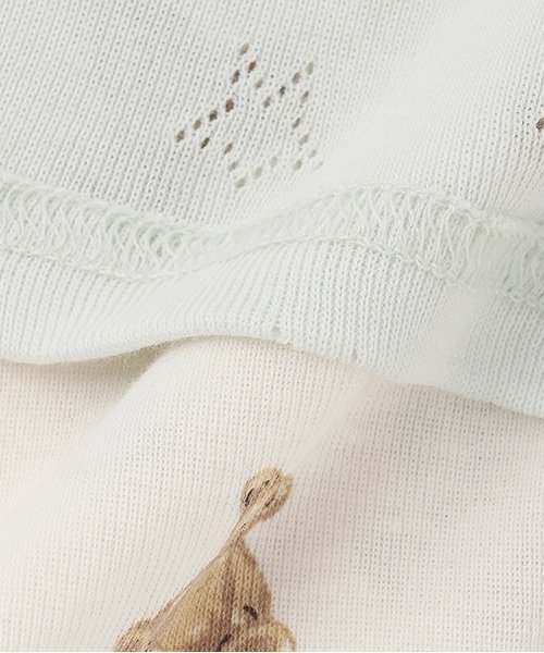 petit main（プティマイン）の「【弱酸性】短肌着（肌着・キッズ・ライトグリーン/ライトブルー/ライトピンク/オフホワイト・60cm/50cm）」の19枚目の写真