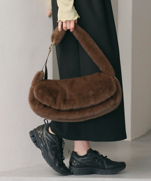 セール】【別注】＜NOMADIS＞LUCK フェイクファー ショルダーバッグ