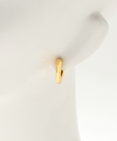 UNITED ARROWS（ユナイテッドアローズ）の「ハート フープ ピアス（ピアス（両耳用）・レディース・シルバー/ゴールド・FREE）」の3枚目の写真