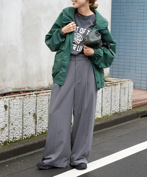 OUTDOOR PRODUCTS(アウトドアプロダクツ)の「アスレチックブルゾン 撥水/ユニセックス着用可(マウンテンパーカー・レディース・キャメル/グリーン/ブラウン/ブラック・LARGE/MEDIUM)」の11枚目の写真